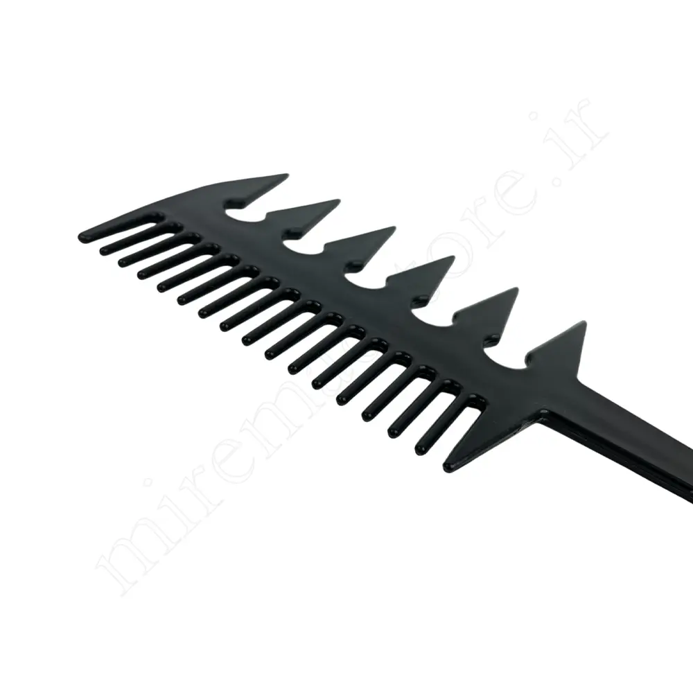 شانه دندانه دار موی فر Toothed comb