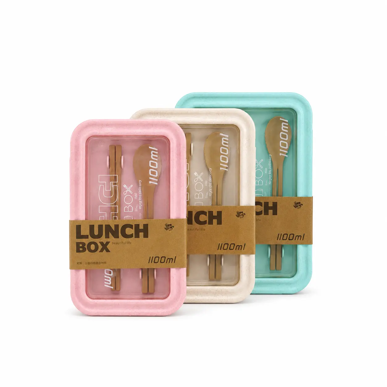 ظرف غذا 2 طبقه LANCH BOX 1100ML