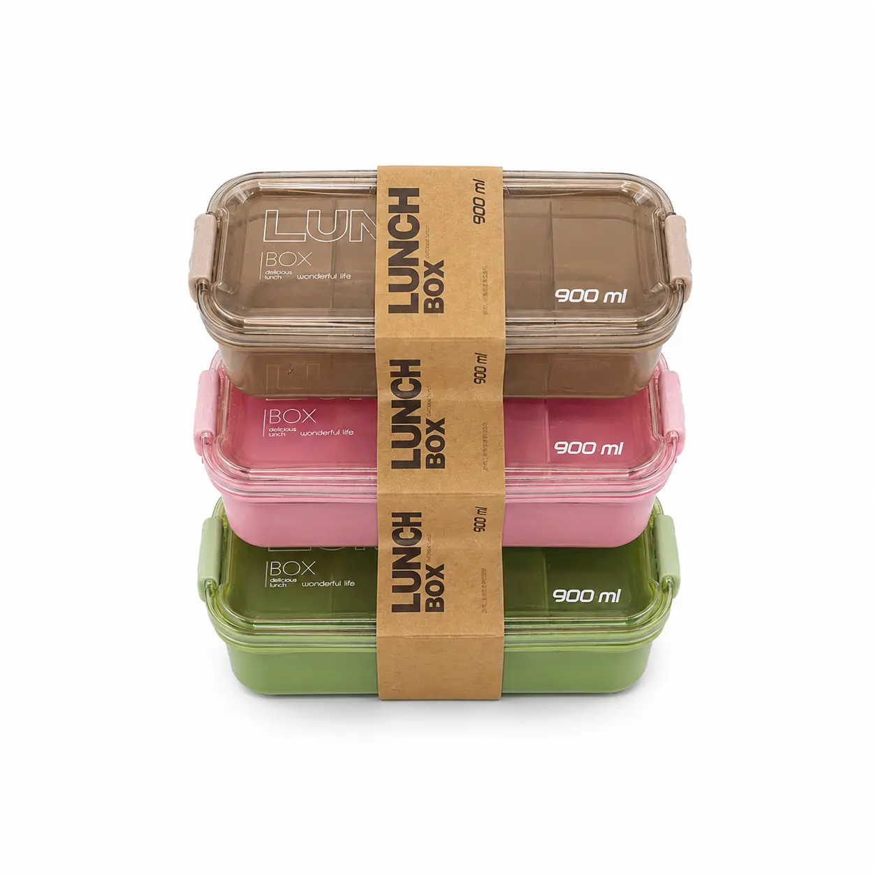 ظرف غذا3 طبقه LANCH BOX 900ML