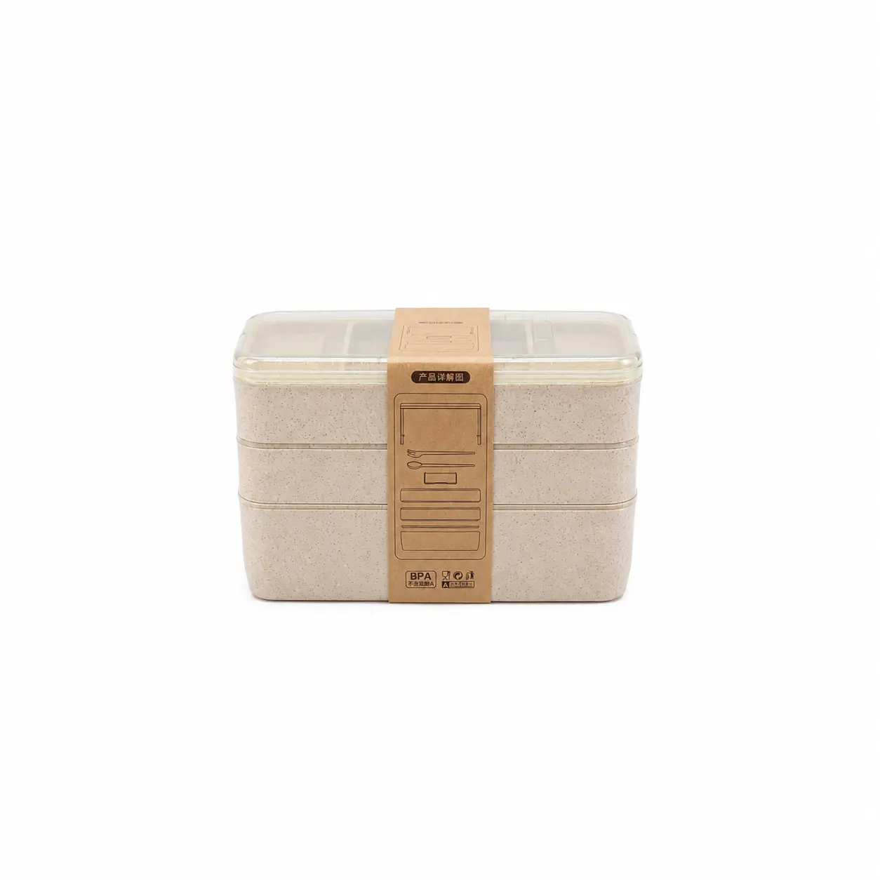 ظرف غذا3 طبقه LANCH BOX 900ML