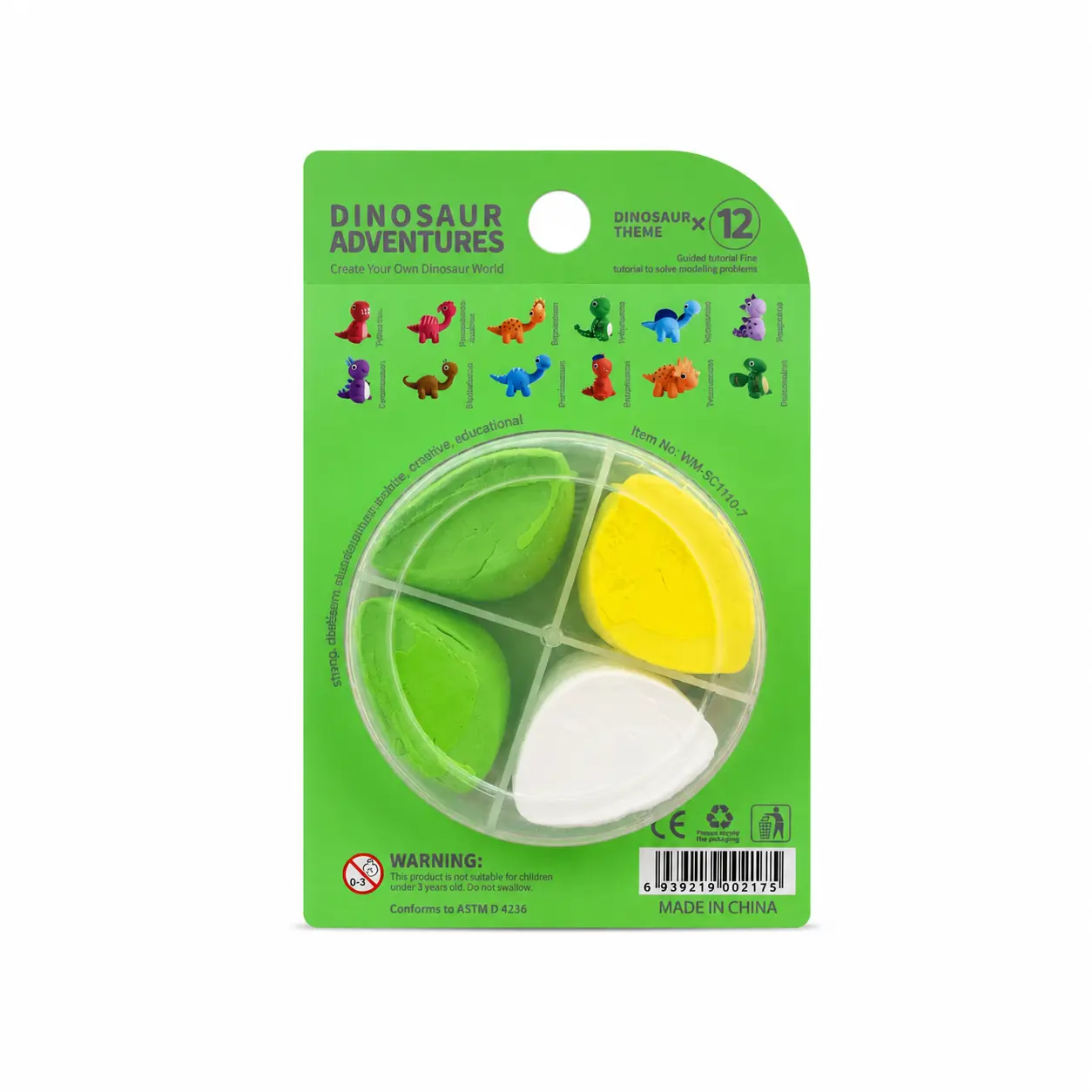 خمیر کلی 4عددی LOUFOR NO:WM-SC1110-8