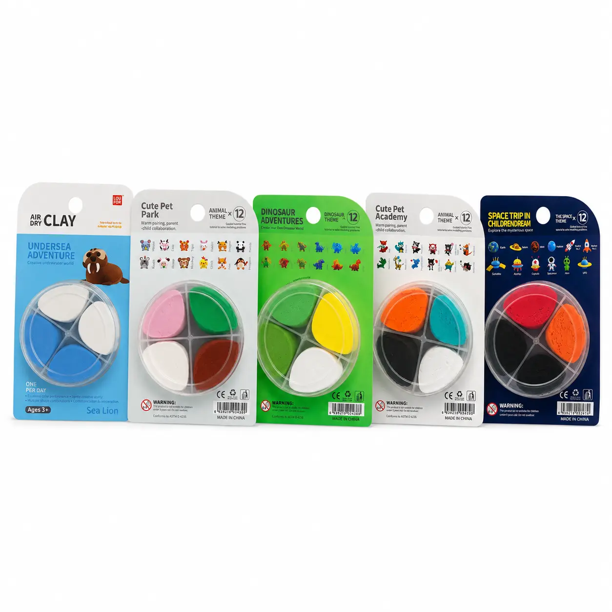 خمیر کلی 4عددی LOUFOR NO:WM-SC1110-8