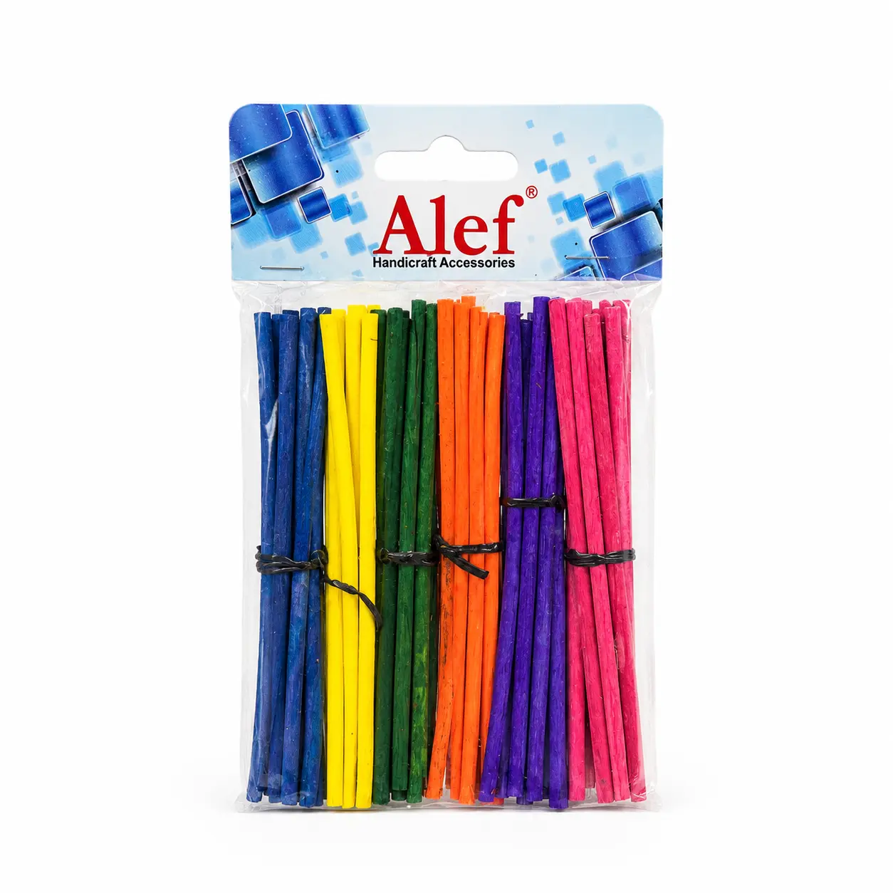 چوب گرد رنگی الف ALEF