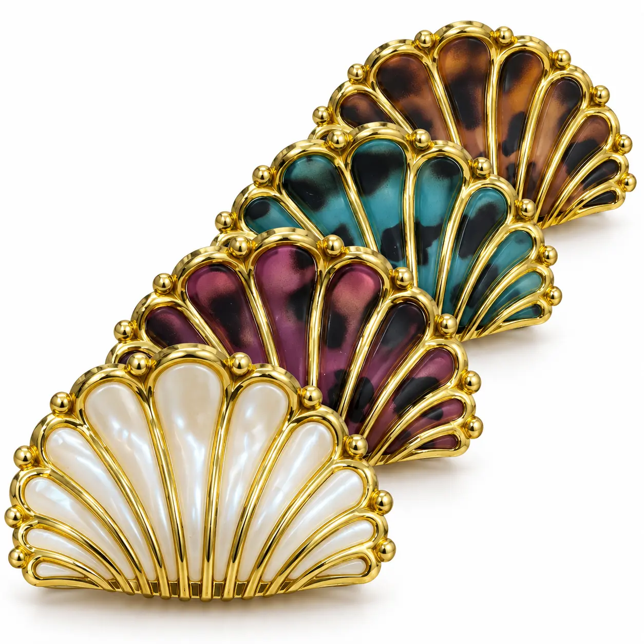 گیره مو مینیمال صدفی Hair Clip