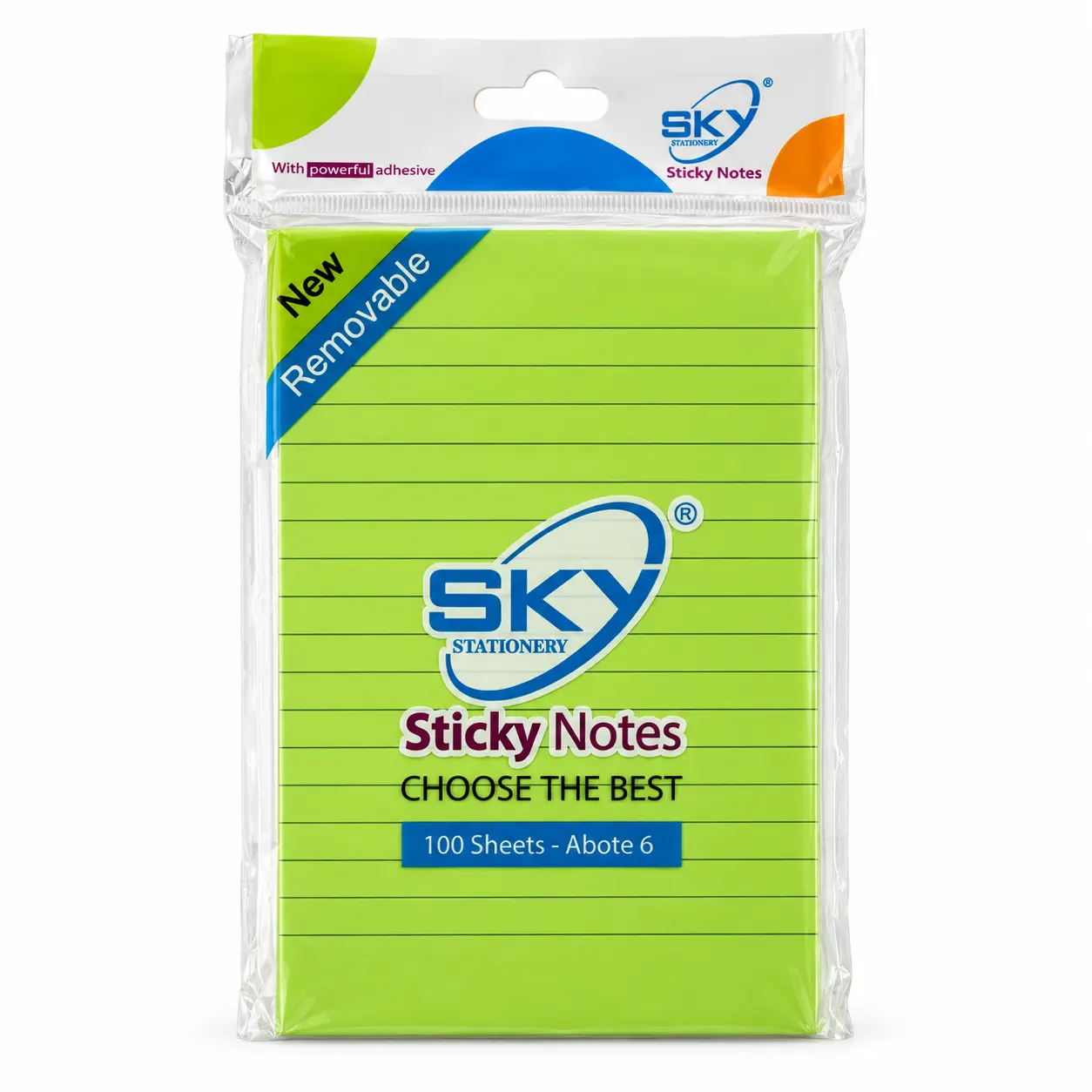 استیکر نوت خط دار اسکای sky