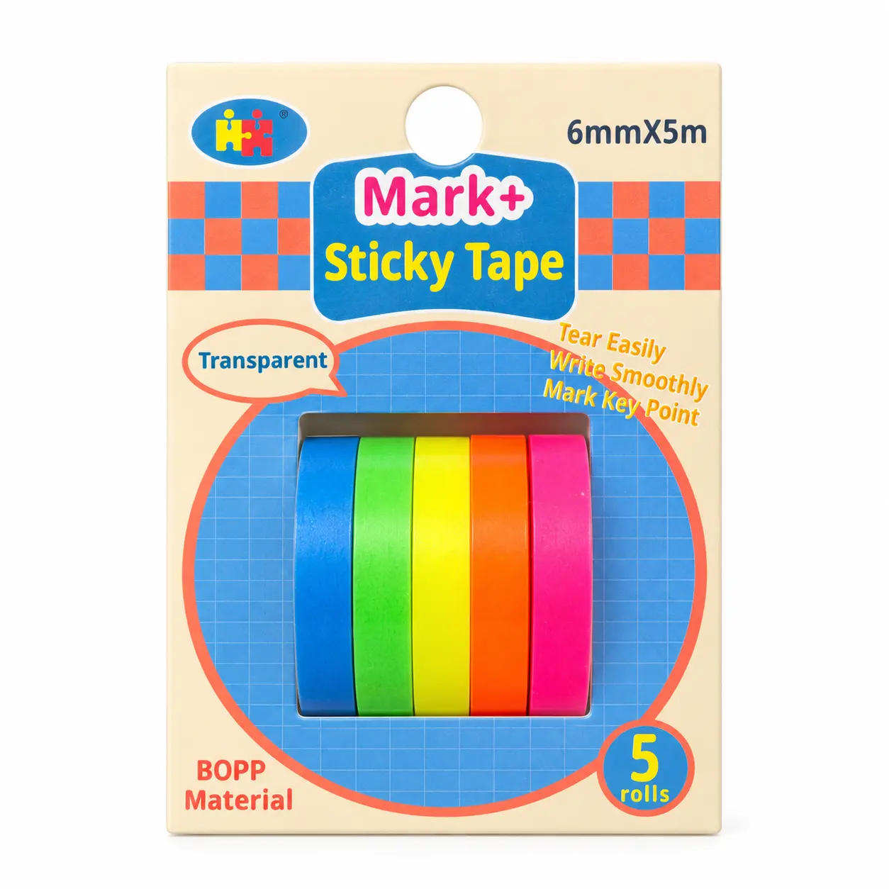 چسب رنگی واشیSticky tape NO:008