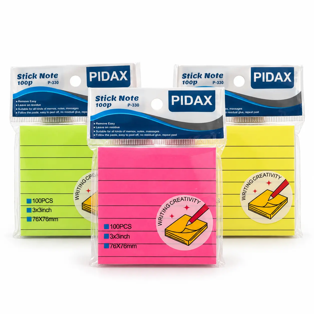 استیکر نوت خط دار پیداکس pidax p-330