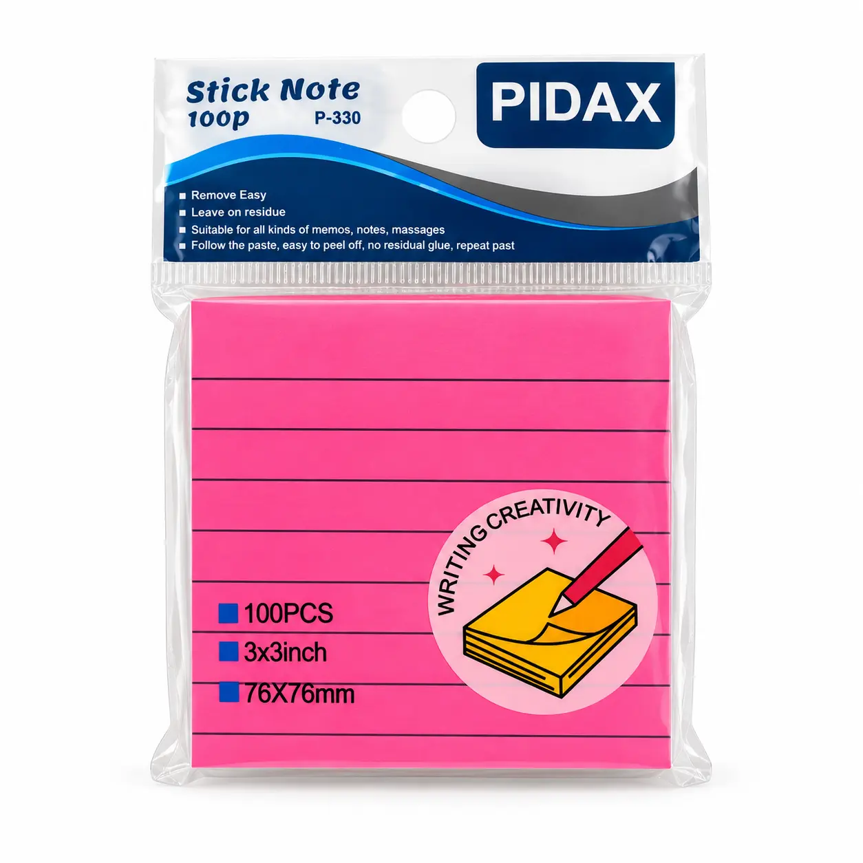 استیکر نوت خط دار پیداکس pidax p-330