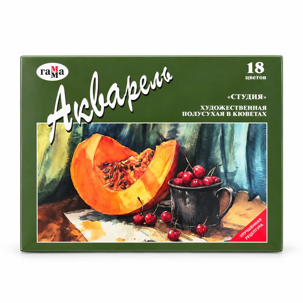 آبرنگ قرصی 18 رنگ راما RAMA AP215003