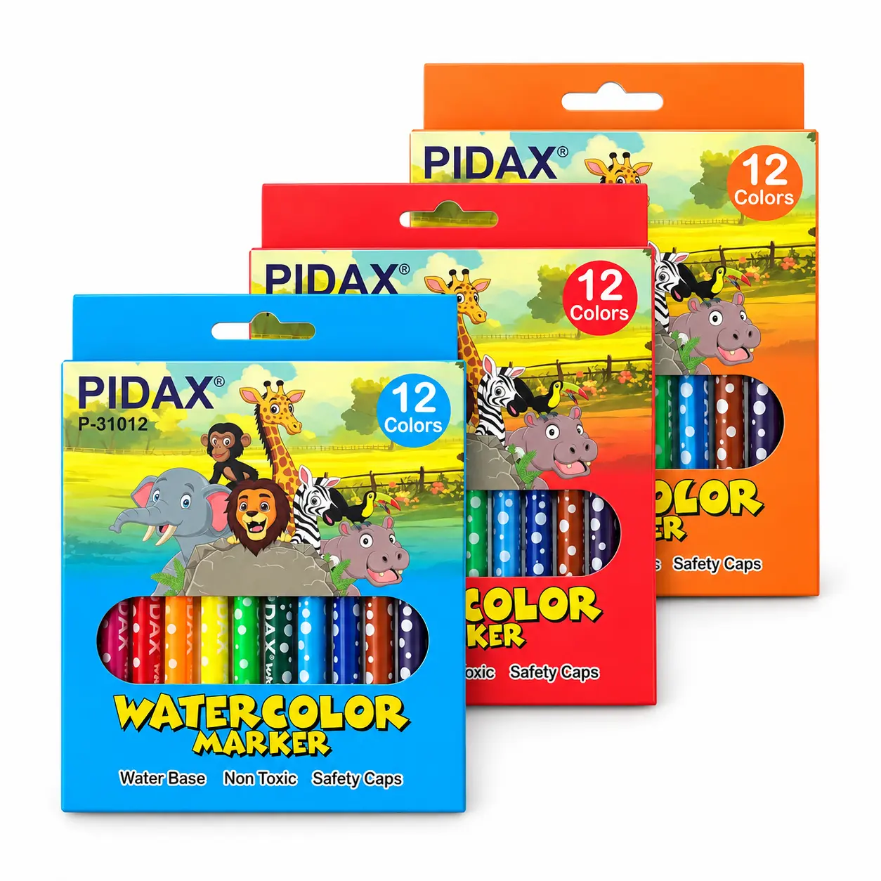 ماژیک نقاشی 12 رنگ پیداکس PIDAX P-31012