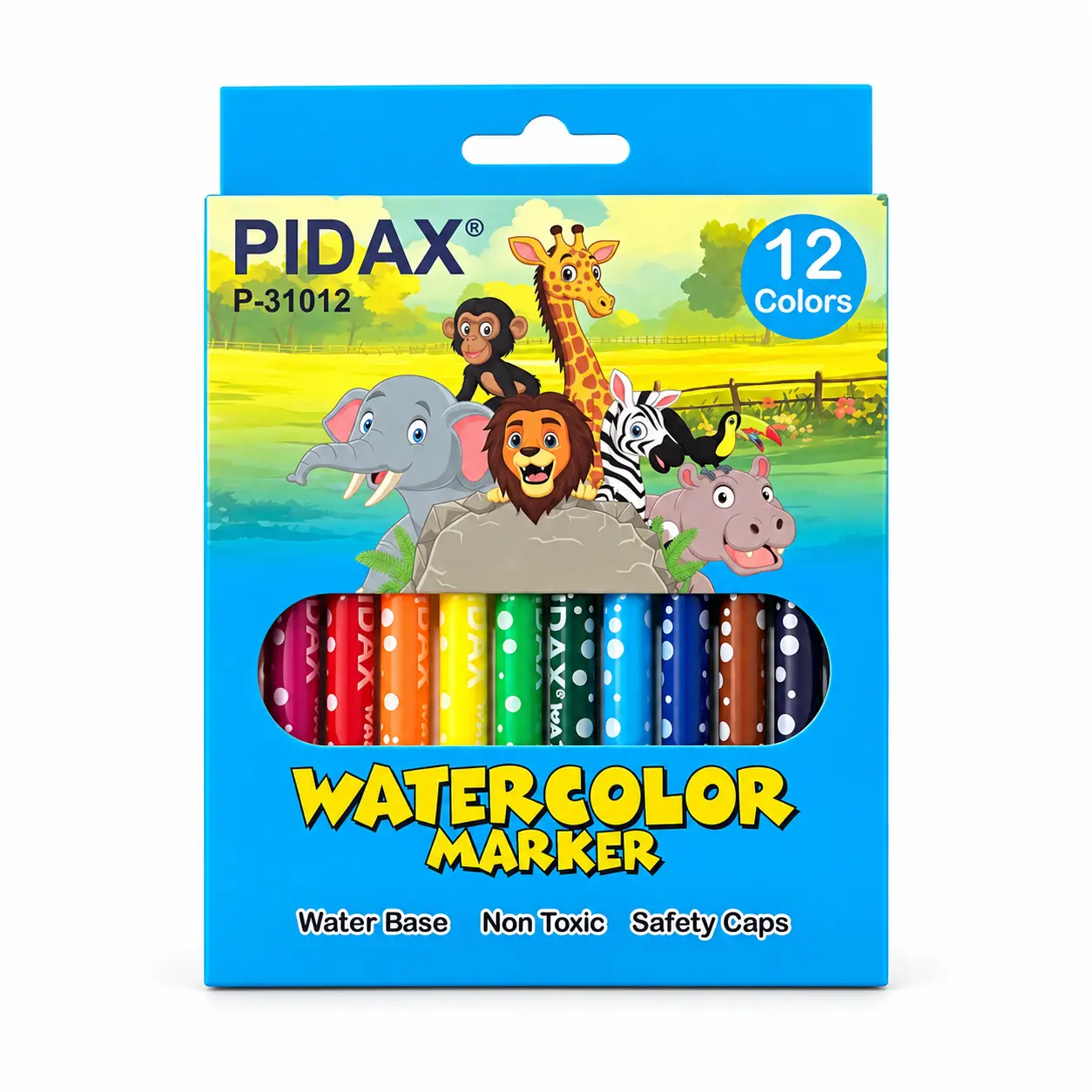 ماژیک نقاشی 12 رنگ پیداکس PIDAX P-31012