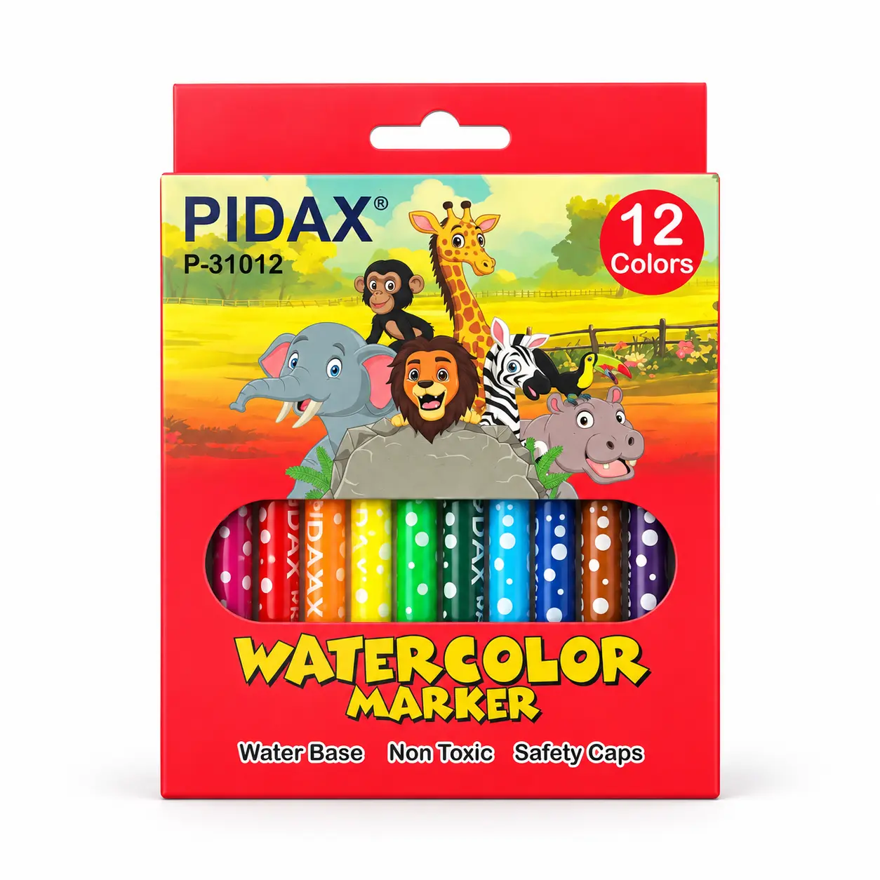 ماژیک نقاشی 12 رنگ پیداکس PIDAX P-31012