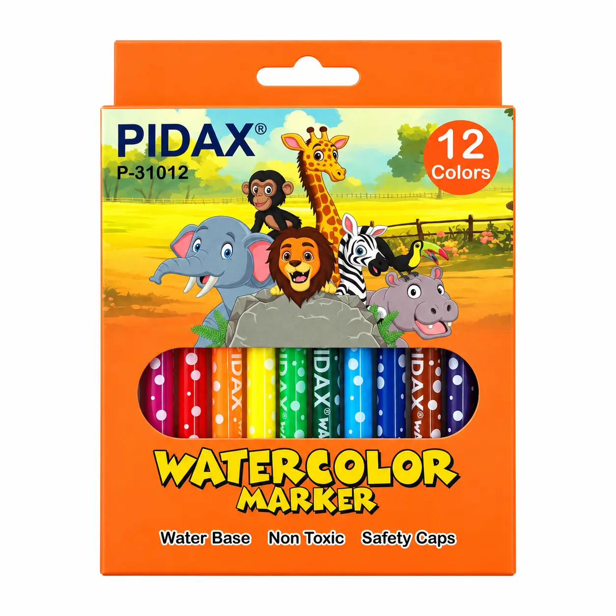 ماژیک نقاشی 12 رنگ پیداکس PIDAX P-31012