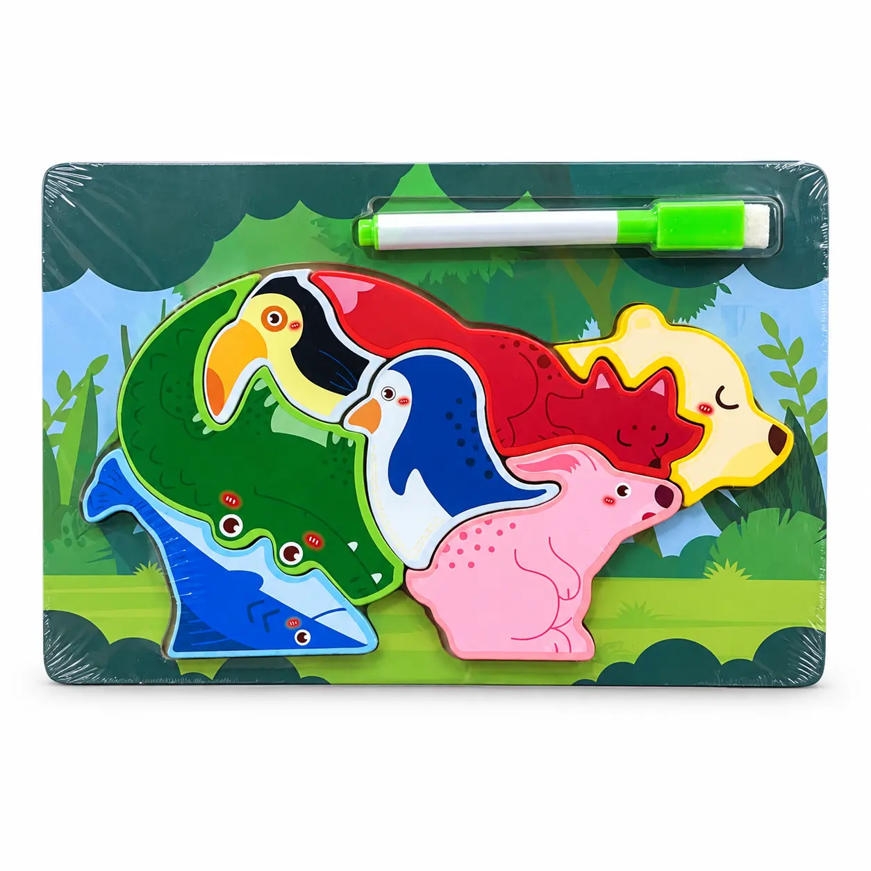 پازل حیوانات آموزشی PUZZELE