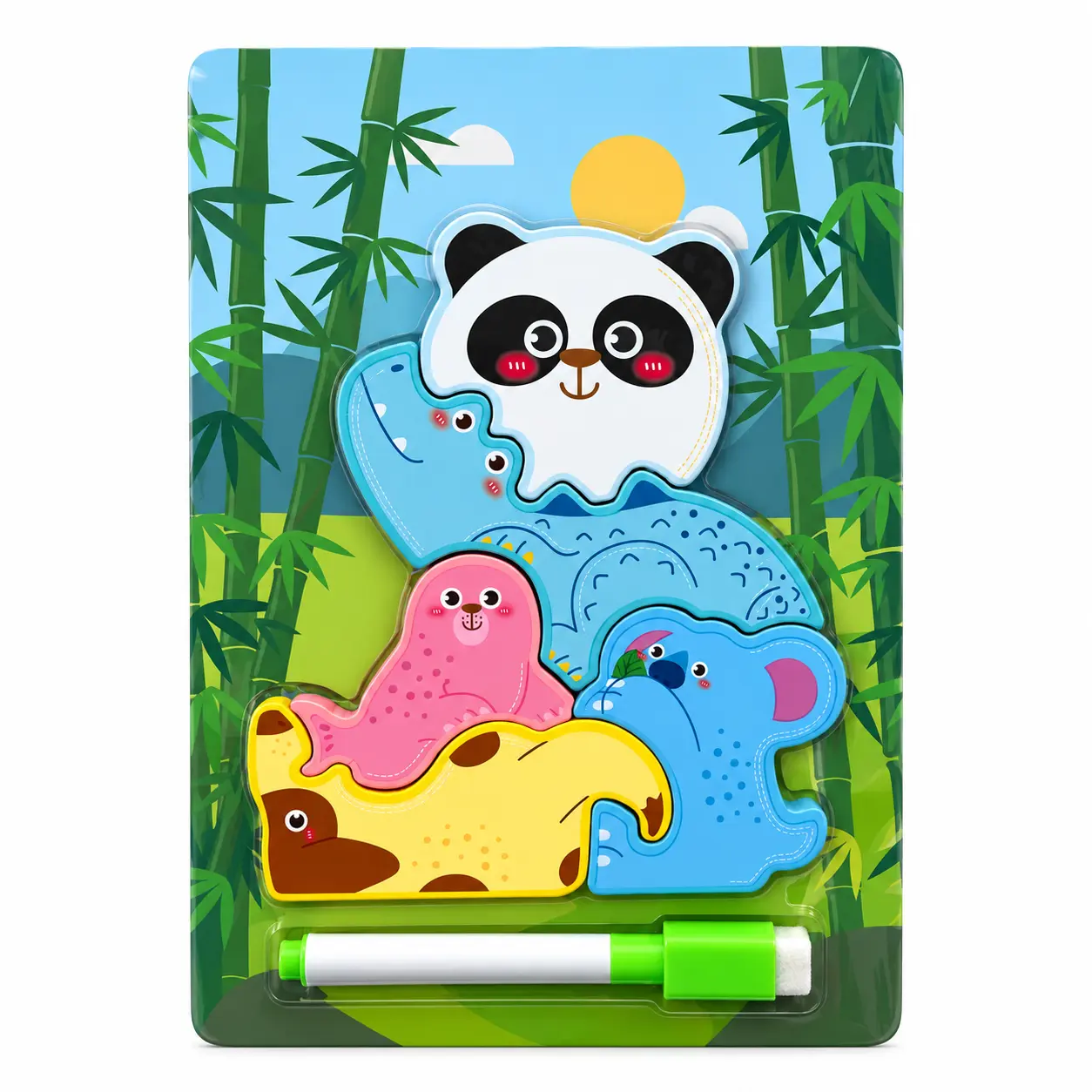 پازل حیوانات آموزشی PUZZELE
