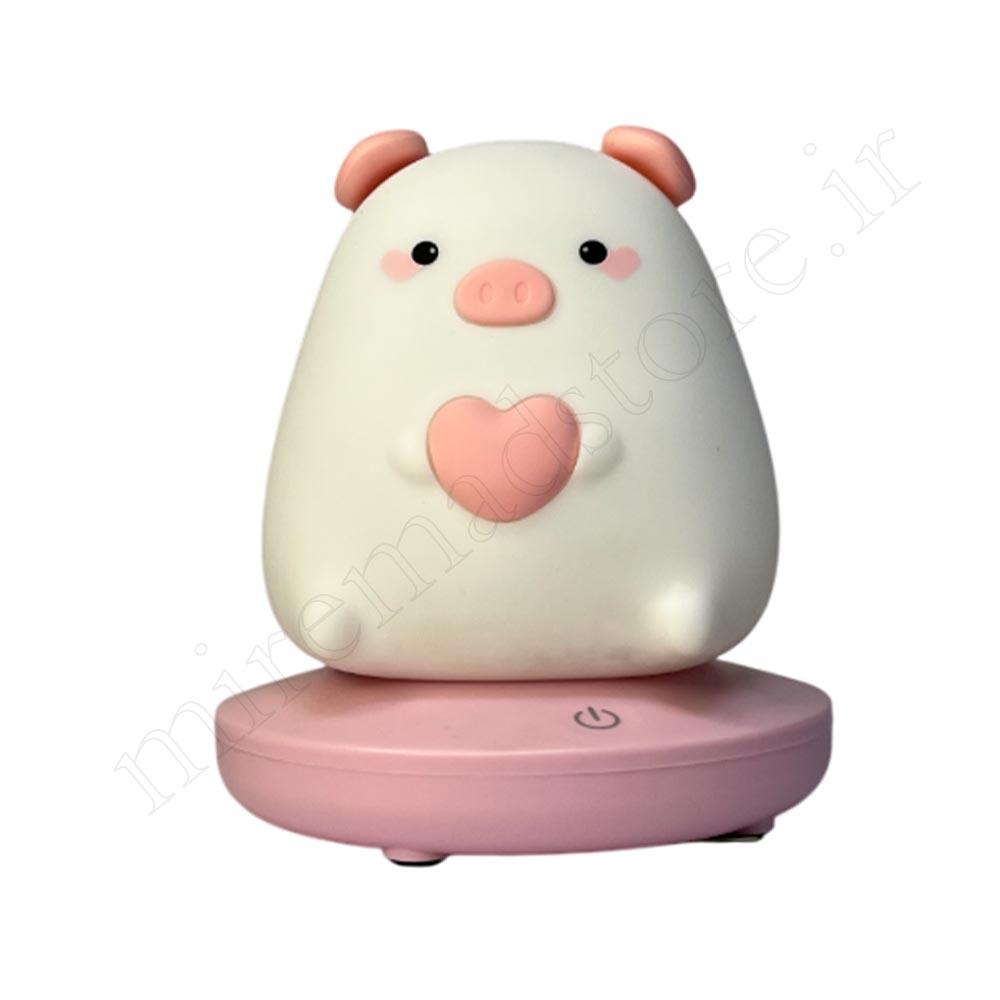 چراغ خواب سیلیکونی طرح خوک NIGHT LIGHT
