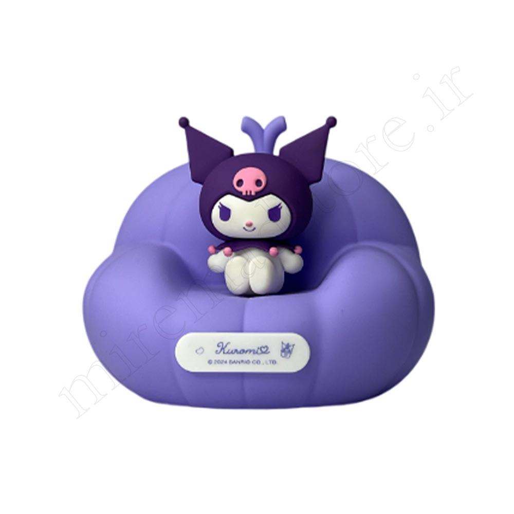چراغ خواب سیلیکونی کرومی طرح مبل kuromi
