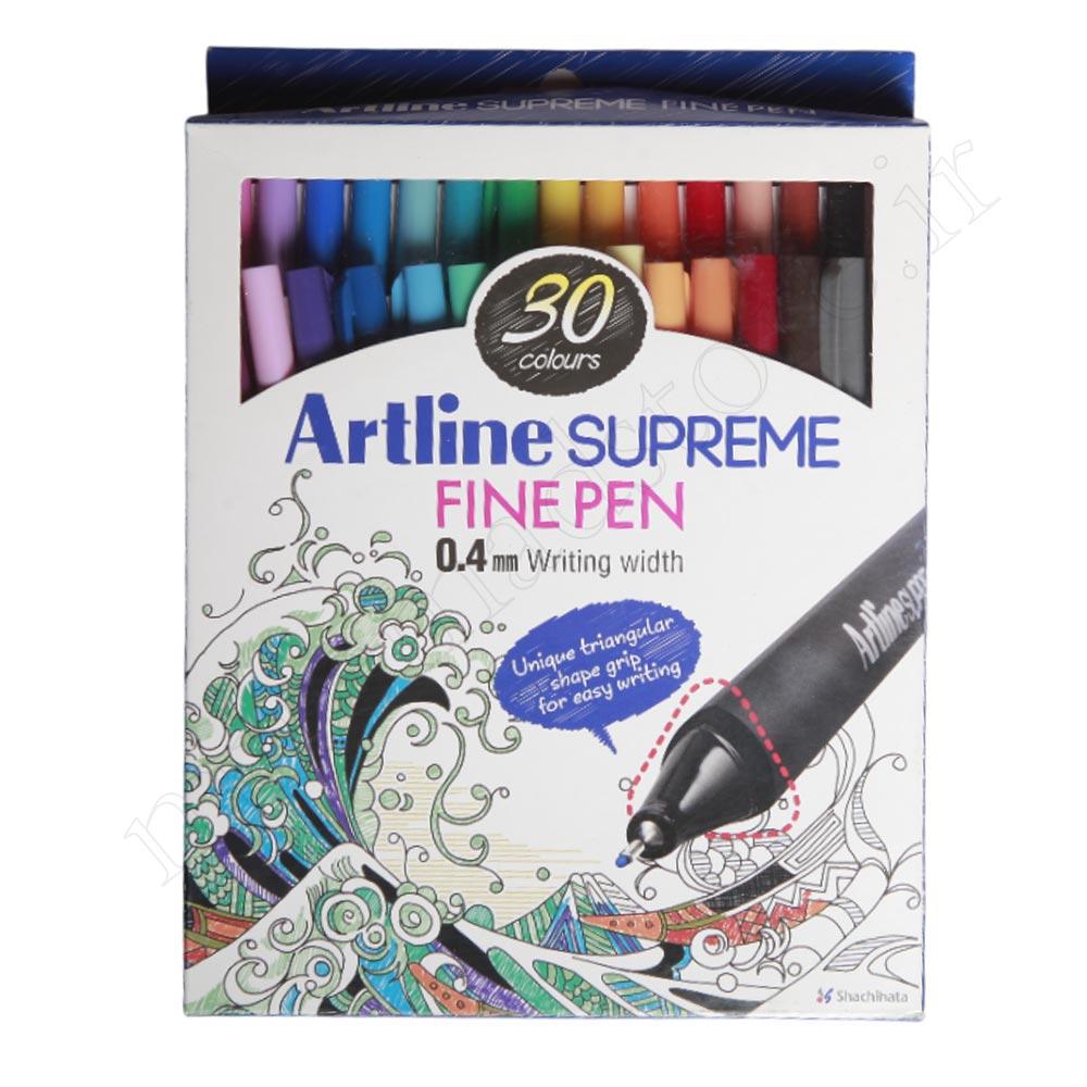 روان نویس 30 رنگ آرت لاینSupreme 0.4mm