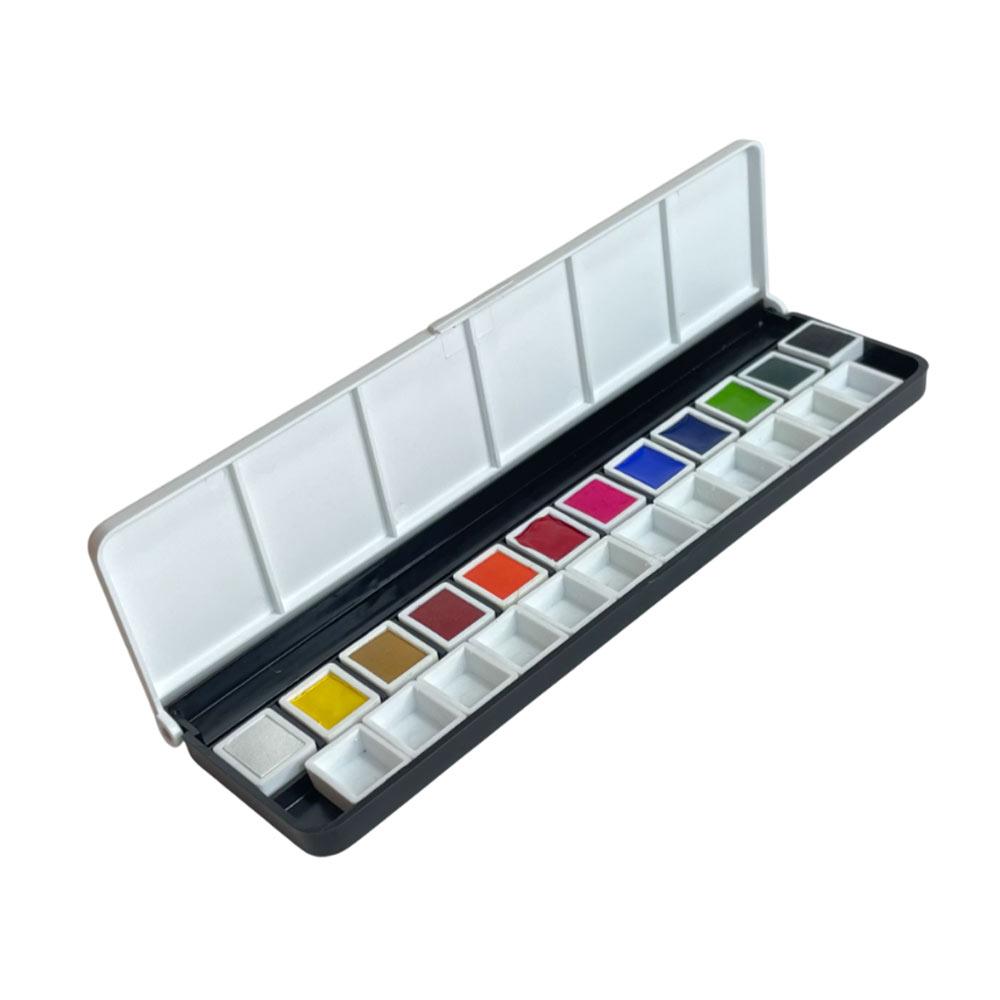 آبرنگ آقامیری 12 رنگ AGHAMIRI watercolor