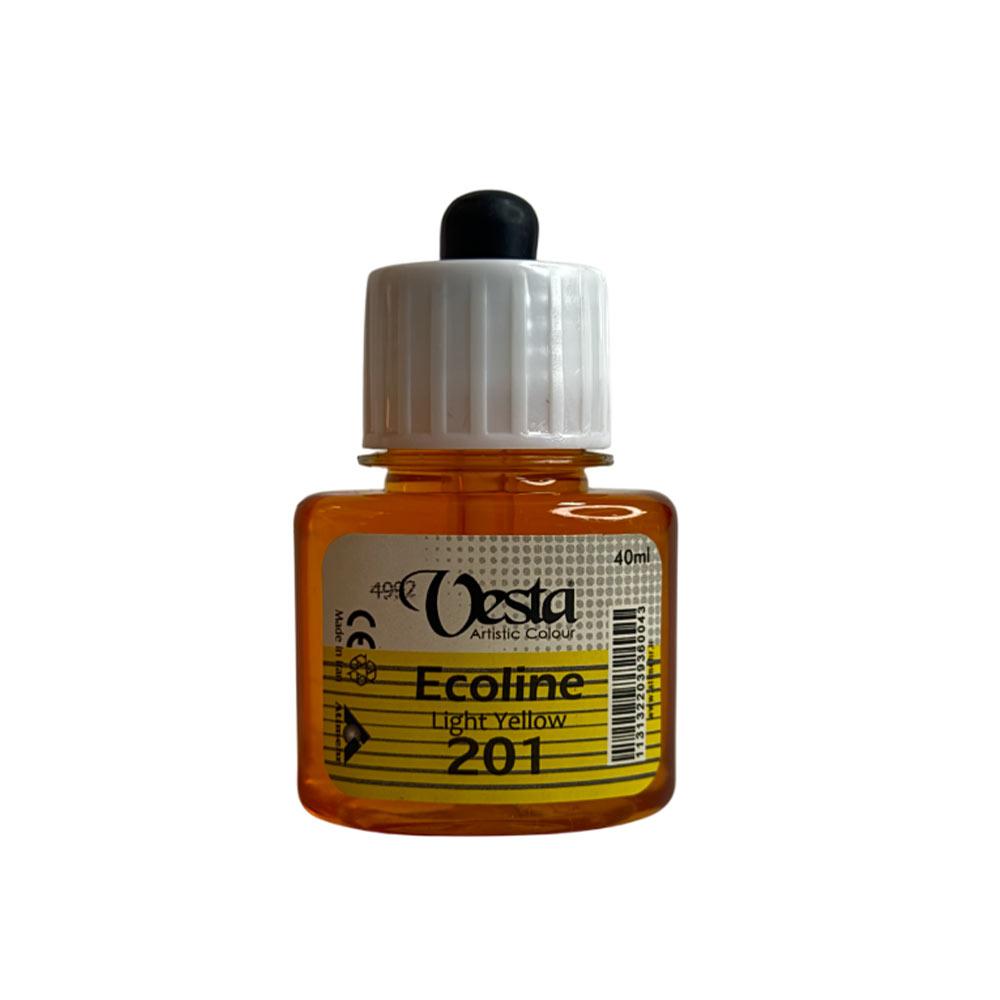 رنگ اکولین وستا ۱۲رنگ vesta 40ml