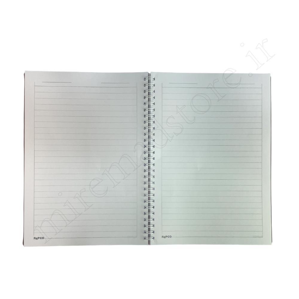دفتر60برگ تک خط فنری پاپکوPAPCO NB-615