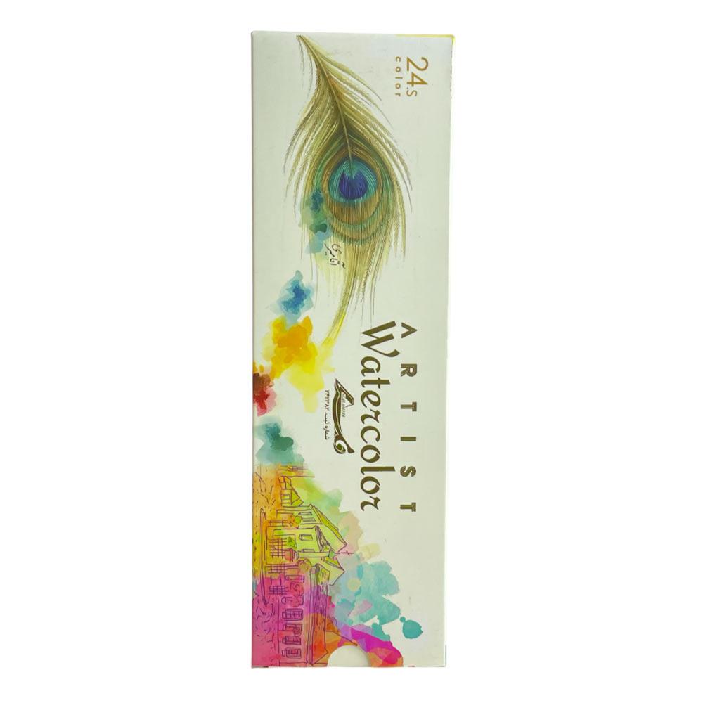 آبرنگ آقامیری ست 24 رنگ AGHAMIRI watercolor