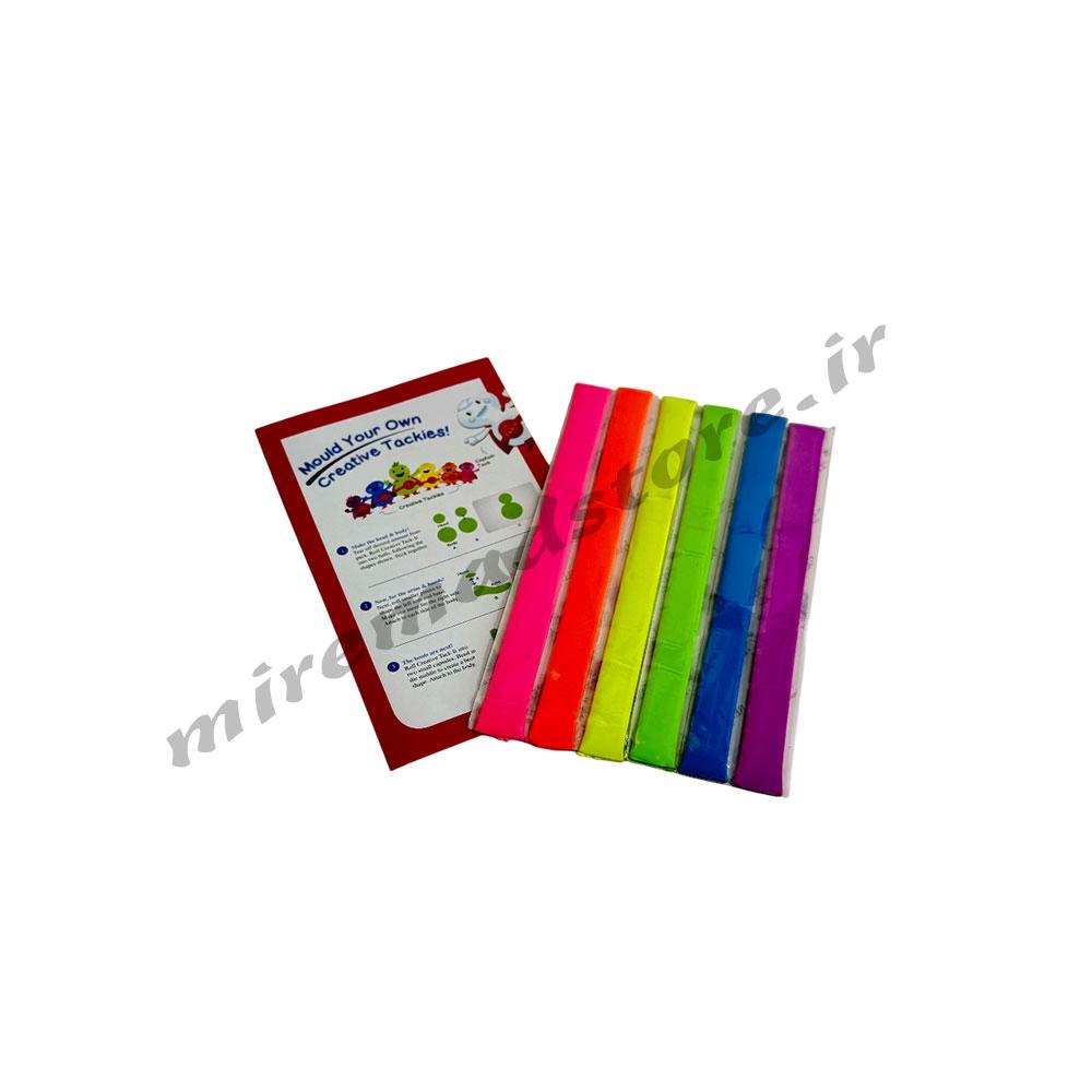 چسب خمیری تاک ایت فابرکاستل ست ۶رنگ FABER CASTELL