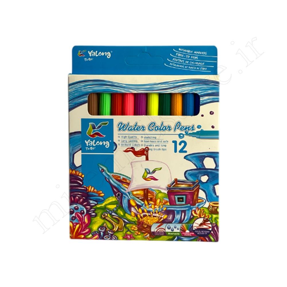 ماژیک 12 رنگ Yalong 18036-12