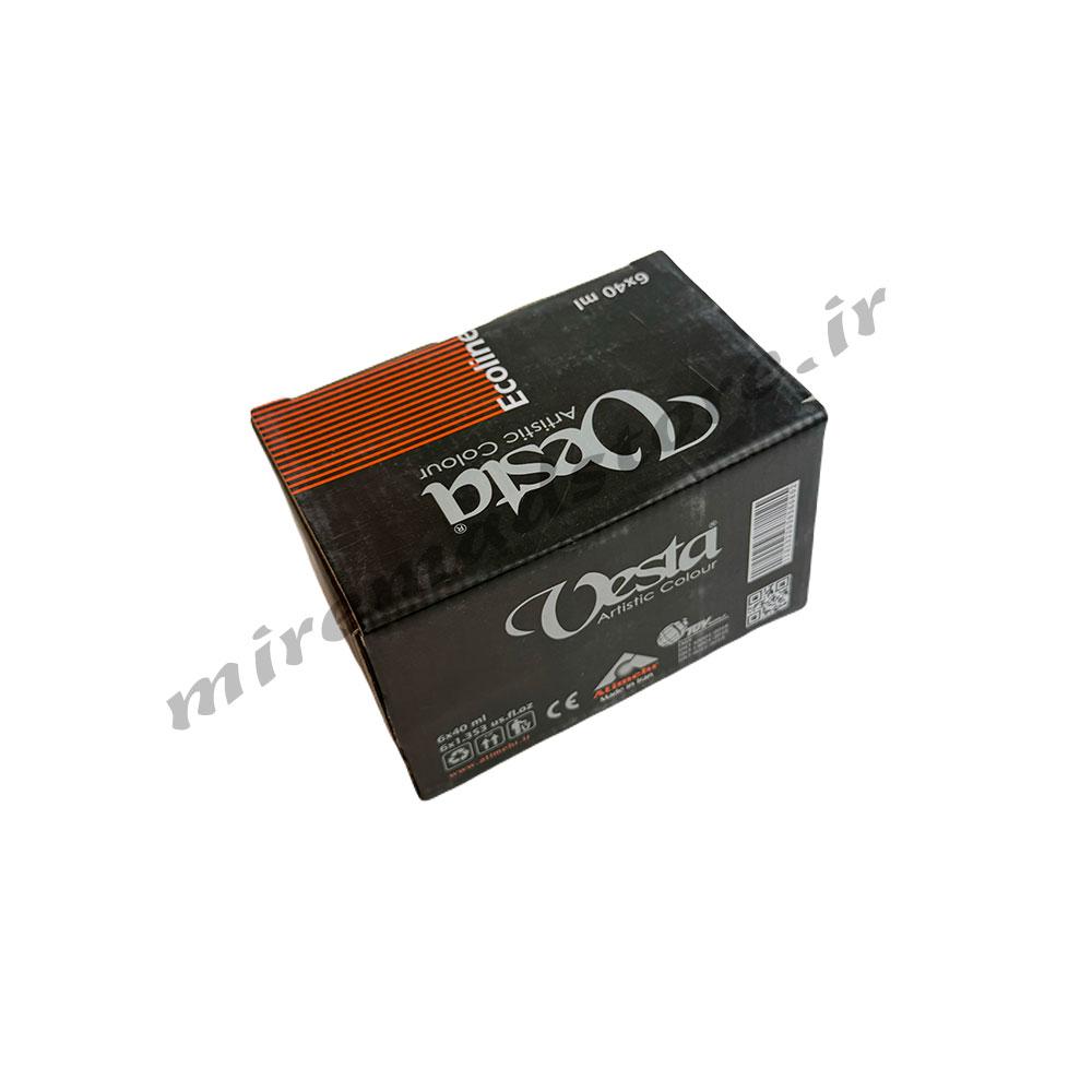 رنگ اکولین وستا ست ۶رنگ vesta 40ml