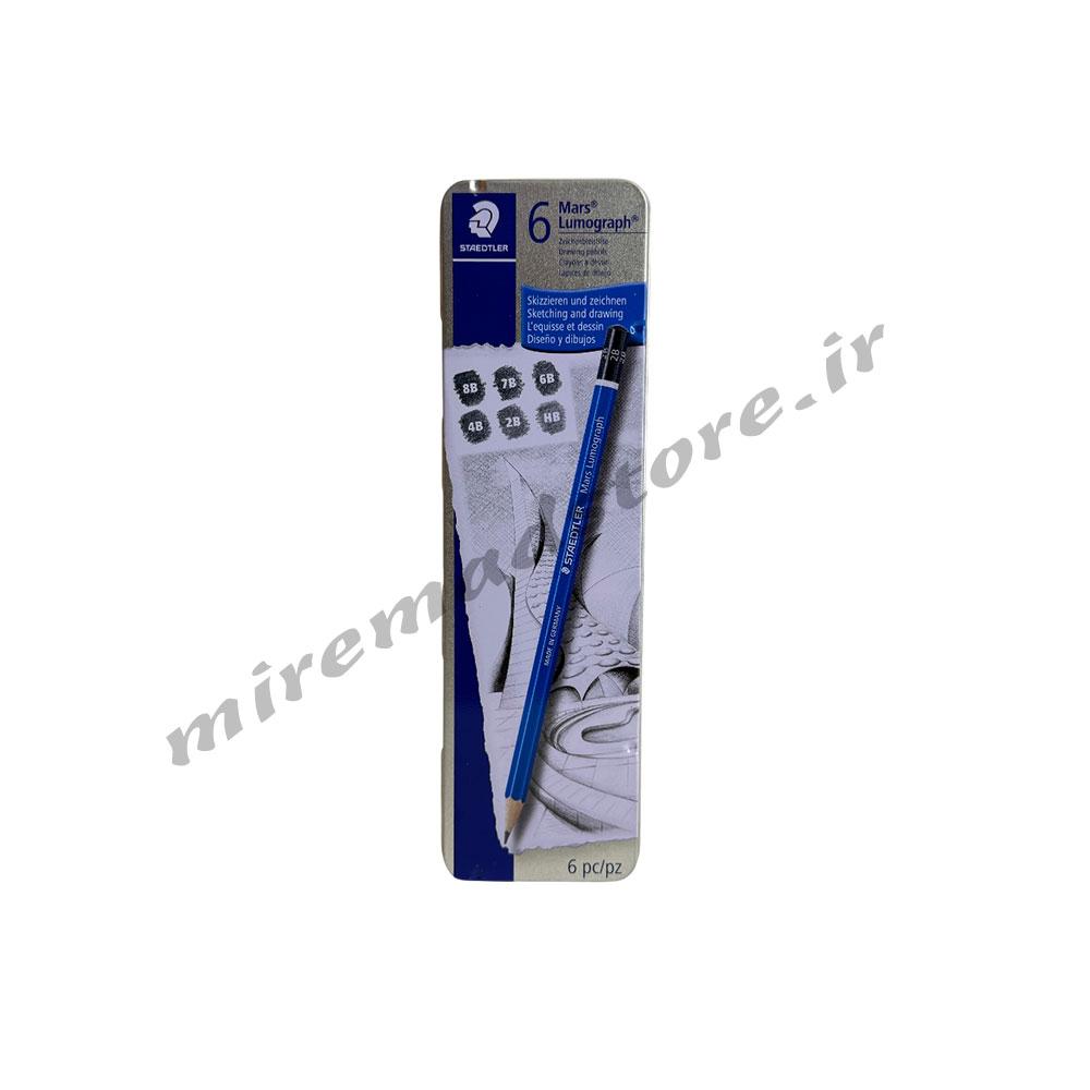 مداد لوموگراف ست ۶ عددی استدلر STAEDTLER