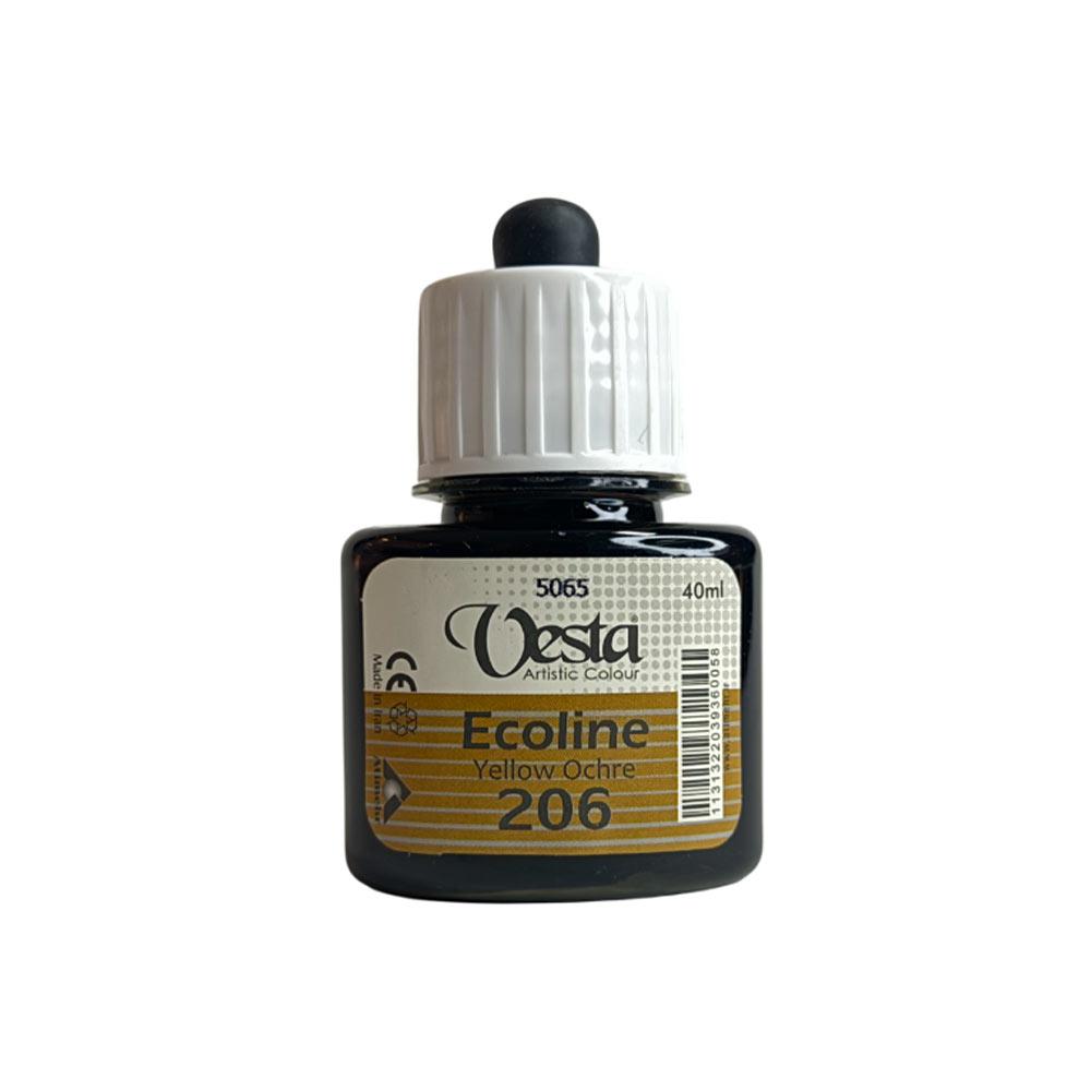 رنگ اکولین وستا ۱۲رنگ vesta 40ml