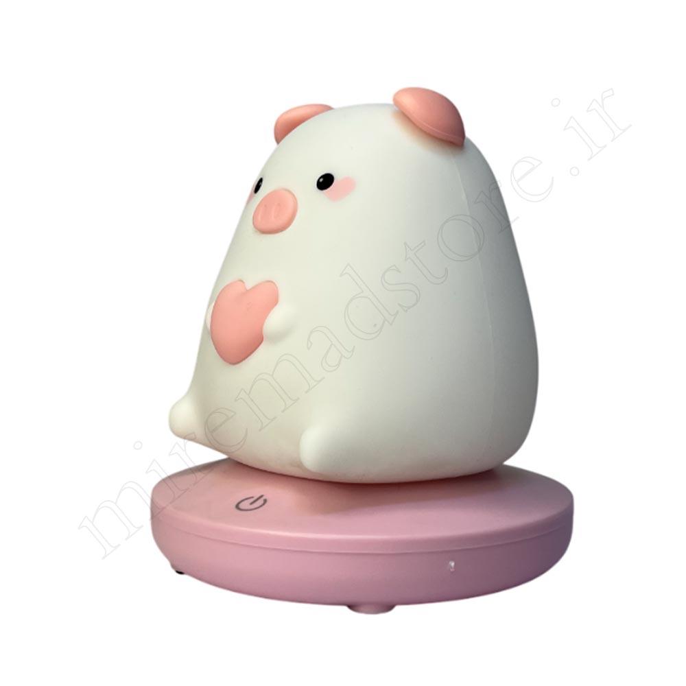 چراغ خواب سیلیکونی طرح خوک NIGHT LIGHT