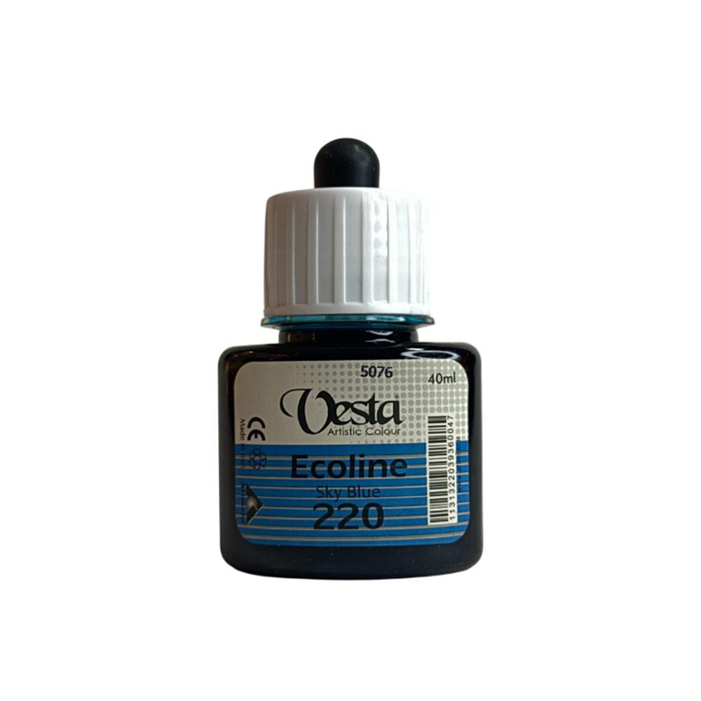 رنگ اکولین وستا ۱۲رنگ vesta 40ml