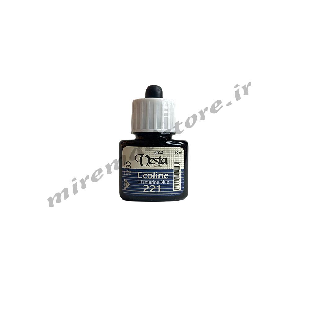 رنگ اکولین وستا ست ۶رنگ vesta 40ml