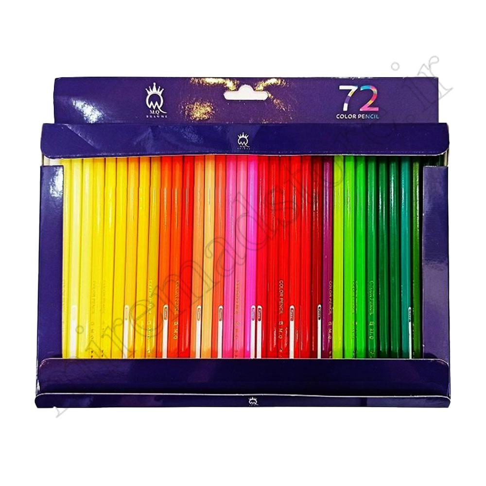 مداد رنگی 72 رنگ مقوایی ام کیو MQ