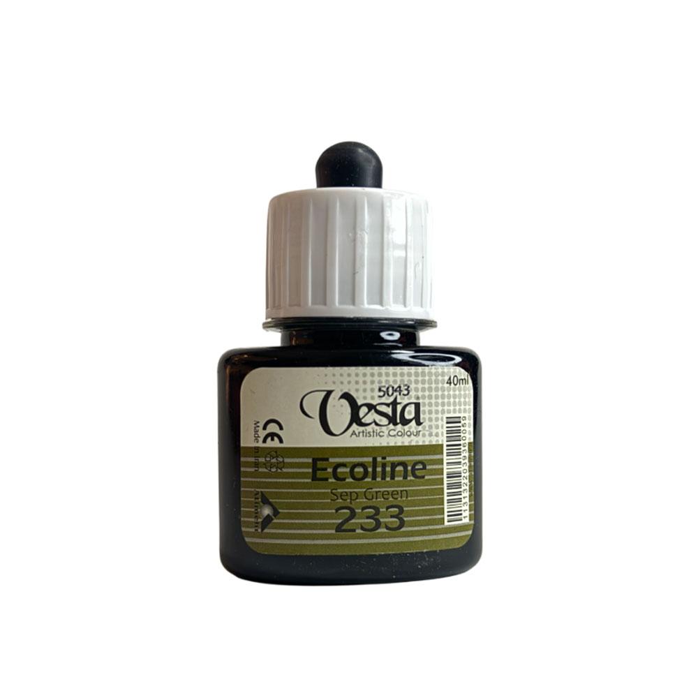رنگ اکولین وستا ۱۲رنگ vesta 40ml