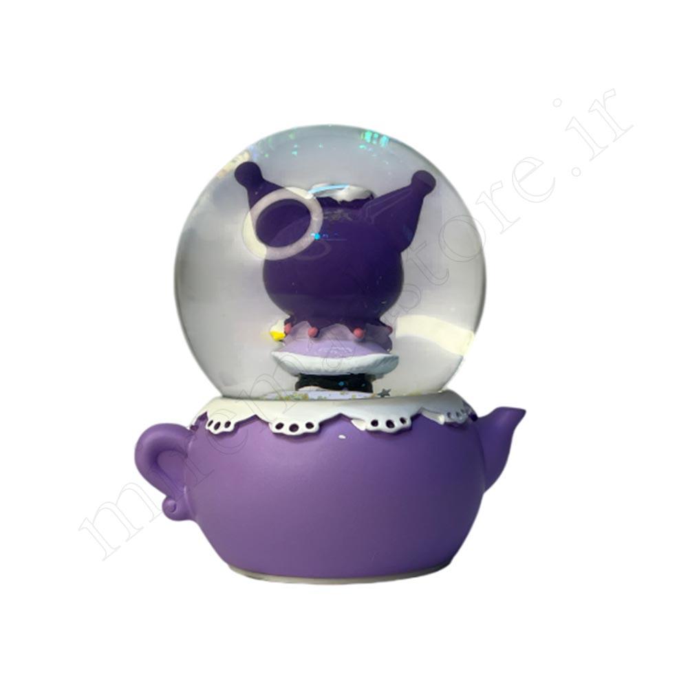 گوی موزیکال کریستالی کوچک kuromi