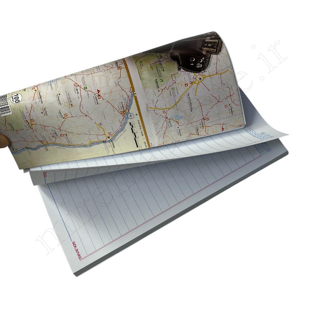 دفتر ته چسب گلبرگ کلاسیک GOLBARG-100sheet