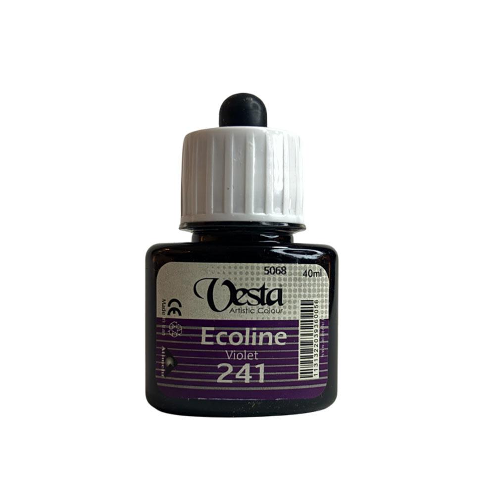 رنگ اکولین وستا ۱۲رنگ vesta 40ml