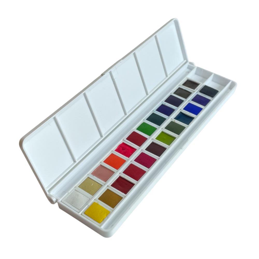 آبرنگ آقامیری ست 24 رنگ AGHAMIRI watercolor