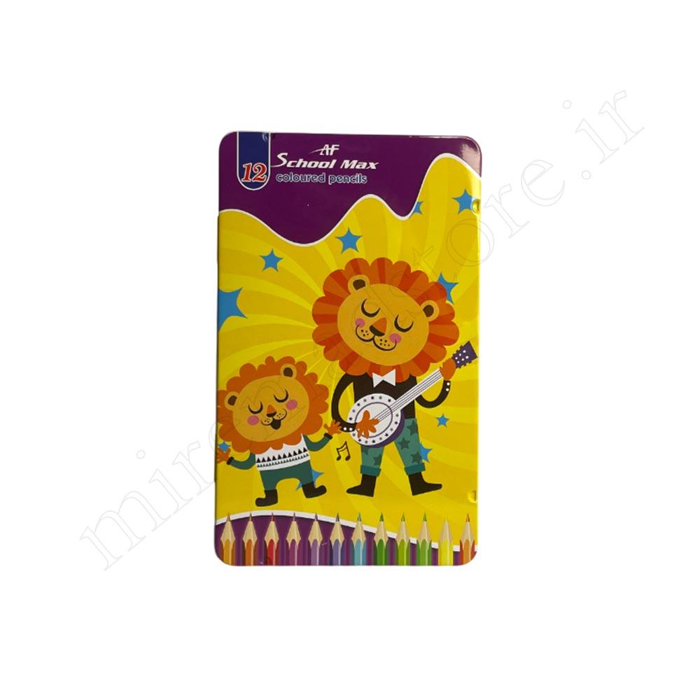 مدادرنگی 12 رنگ فلزی اسکول مکس School max