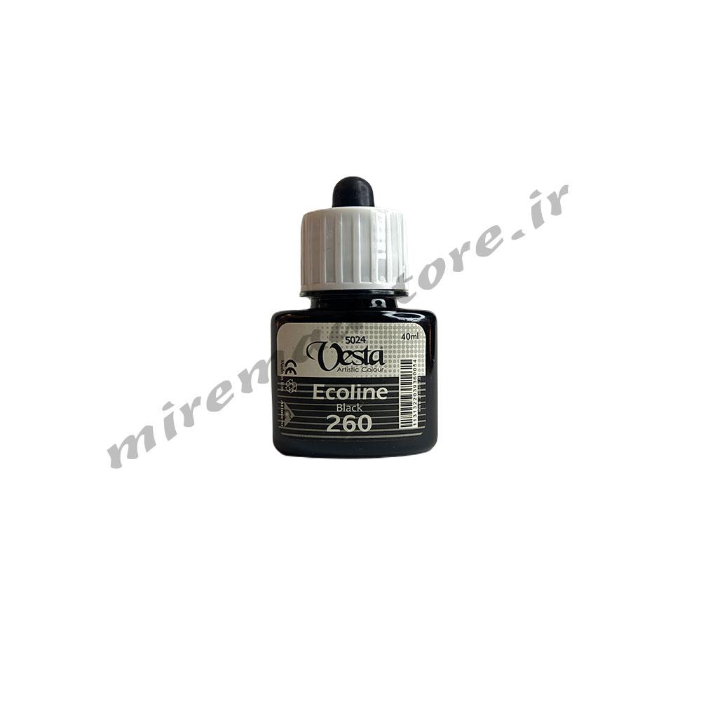 رنگ اکولین وستا ست ۶رنگ vesta 40ml