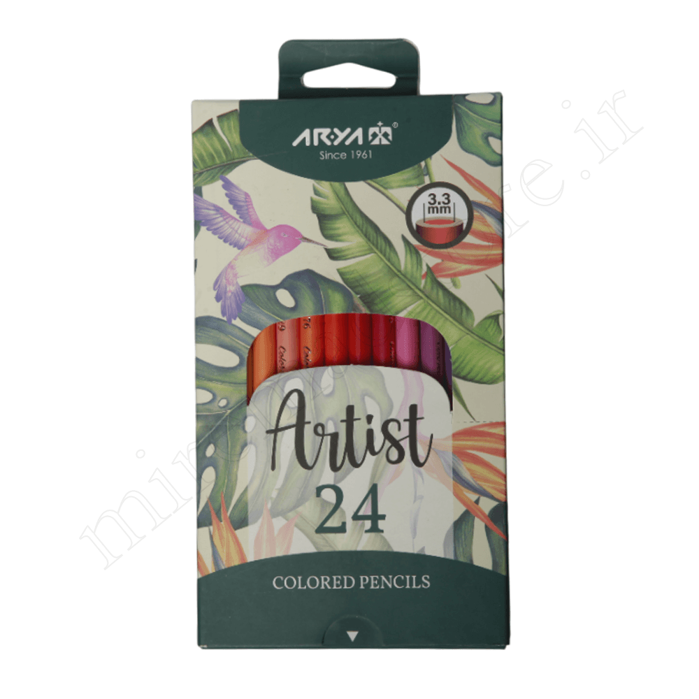 مدادرنگی 24 رنگ آریا آرتیست ARYA Artist NO:3602