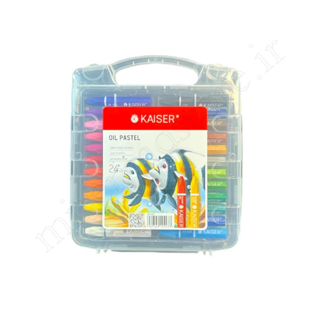 پاستل روغنی کایزر 24 رنگ طلقی KAISER SK462