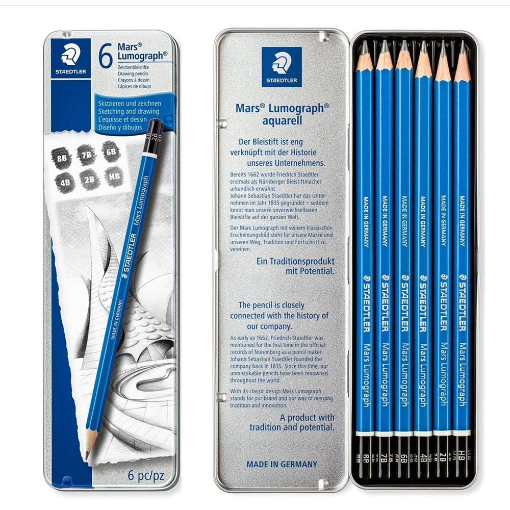 مداد لوموگراف ست ۶ عددی استدلر STAEDTLER