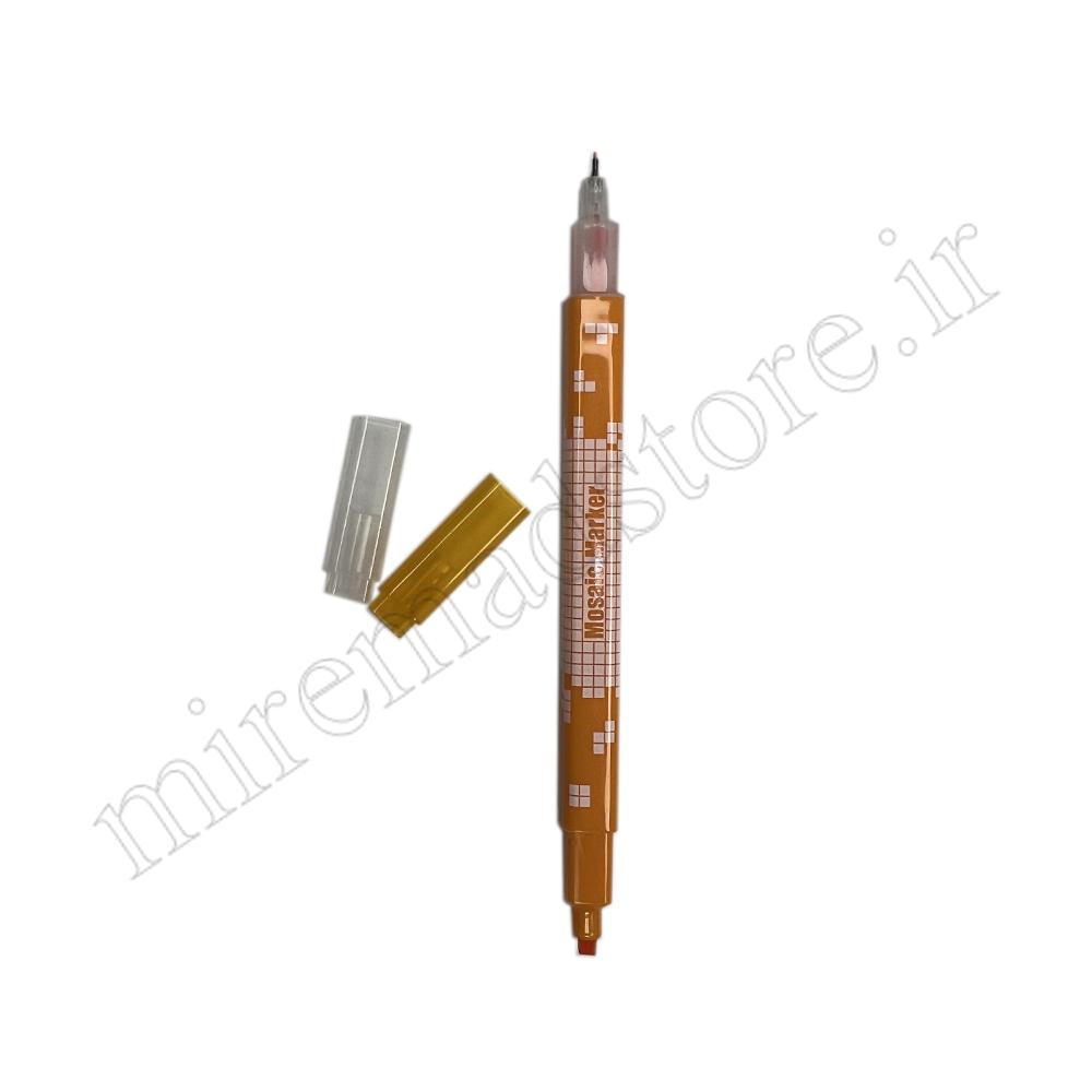 ماژیک هایلایتر دو سر مکعبی MOSAIC MARKER NO:893