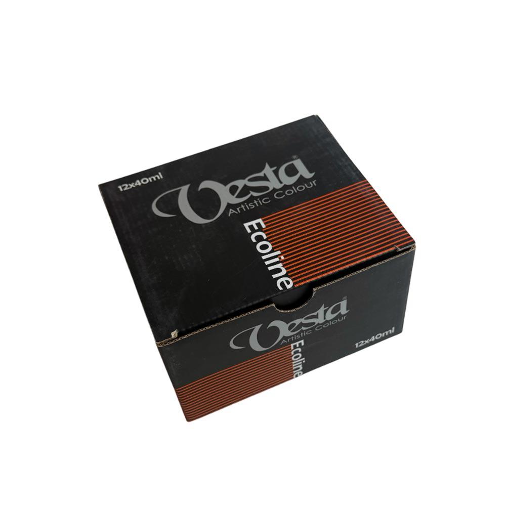 رنگ اکولین وستا ۱۲رنگ vesta 40ml