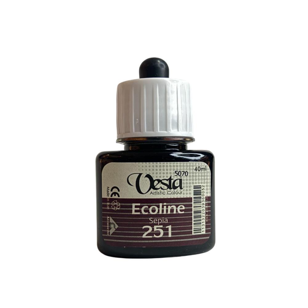 رنگ اکولین وستا ۱۲رنگ vesta 40ml